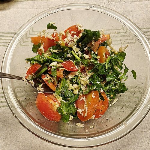 Salada Caesar Vegana